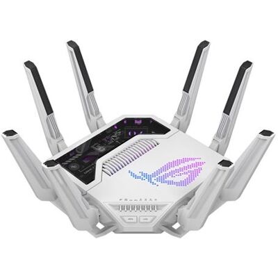 ASUS ROG Rapture GT-BE19000AI - Draadloze router 6-poorts schakelaar - 10GbE, 5GbE, 2.5GbE, Wi-Fi 7 - WAN-poorten: 2 Quad-Band ASUS ROG Rapture GT-BE19000AI - Draadloze router 6-poorts schakelaar - 10GbE, 5GbE, 2.5GbE, Wi-Fi 7 - WAN-poorten: 2 Quad-Band