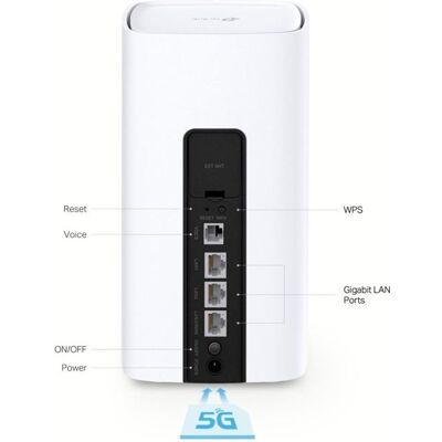 TP-Link NX510v V1 - Draadloze router 3-poorts switch - 1GbE 5 GHz - 4G, 5G TP-Link NX510v V1 - Draadloze router 3-poorts switch - 1GbE 5 GHz - 4G, 5G