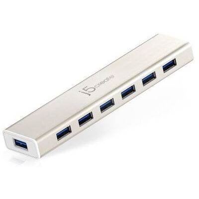 J5 create j5create - Hub - 7 x SuperSpeed USB 3.0 - desktop J5 create j5create - Hub - 7 x SuperSpeed USB 3.0 - desktop