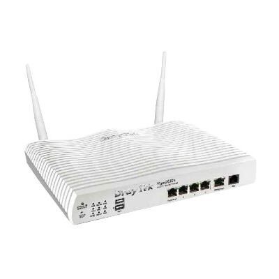 Draytek Vigor 2832n - Draadloze router - DSL-modem 4-poorts switch - 1GbE - WAN-poorten: 2 Draytek Vigor 2832n - Draadloze router - DSL-modem 4-poorts switch - 1GbE - WAN-poorten: 2