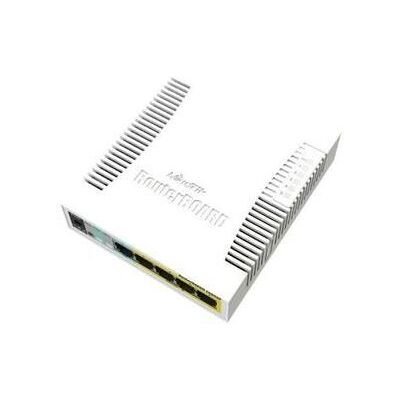 MikroTik RouterBOARD RB260GSP - Switch - Beheerd - 1 x 10/100/1000 (PoE) + 4 x 10/100/1000 (PoE-doorvoer) + 1 x SFP - desktop - PoE MikroTik RouterBOARD RB260GSP - Switch - Beheerd - 1 x 10/100/1000 (PoE) + 4 x 10/100/1000 (PoE-doorvoer) + 1 x SFP - desktop - PoE