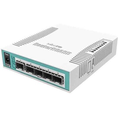 MikroTik RouterBOARD Cloud Router Switch CRS106-1C-5S - Switch - intelligent - 5 x Gigabit SFP + 1 x Gigabit SFP-combinatie - desktop - PoE MikroTik RouterBOARD Cloud Router Switch CRS106-1C-5S - Switch - intelligent - 5 x Gigabit SFP + 1 x Gigabit SFP-combinatie - desktop - PoE