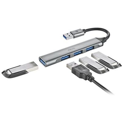 NGS IHUB4 MICRO - Hub - 1 x USB 3.2 Gen1 + 3 x USB 2.0 - desktop NGS IHUB4 MICRO - Hub - 1 x USB 3.2 Gen1 + 3 x USB 2.0 - desktop