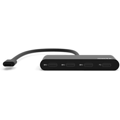 PORT Connect - Hub - 3 x USB-C + 1 x USB-C (stroomtoevoer) - desktop PORT Connect - Hub - 3 x USB-C + 1 x USB-C (stroomtoevoer) - desktop