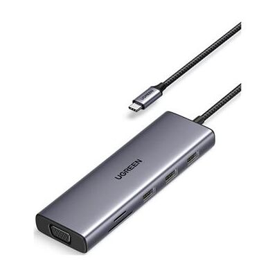 Ugreen - Dockingstation - USB-C - HDMI, VGA - 1GbE Ugreen - Dockingstation - USB-C - HDMI, VGA - 1GbE