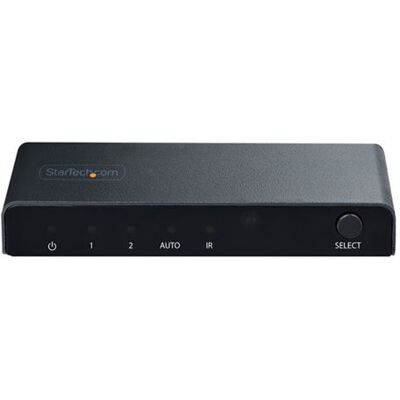 StarTech.com 2-Port 8K HDMI Switch, HDMI 2.1 Switcher, Auto/Manual - Video/audio-schakelaar - 2 x HDMI - desktop StarTech.com 2-Port 8K HDMI Switch, HDMI 2.1 Switcher, Auto/Manual - Video/audio-schakelaar - 2 x HDMI - desktop