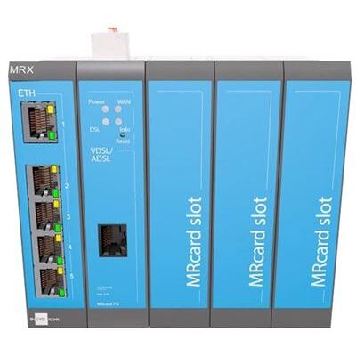 INSYS icom MRX MRX5 DSL - Annex-B - router - DSL-modem 5-poorts switch - monteerbaar op DIN-rails INSYS icom MRX MRX5 DSL - Annex-B - router - DSL-modem 5-poorts switch - monteerbaar op DIN-rails