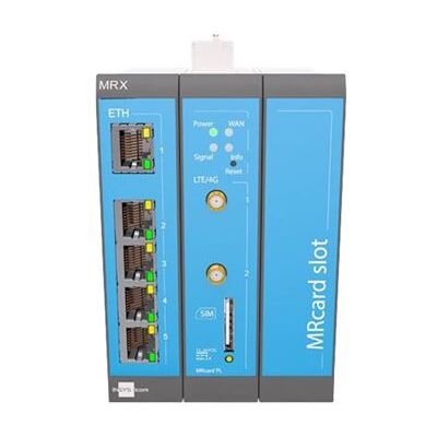 INSYS icom MRX MRX3 LTE - Router - WWAN 5-poorts switch - monteerbaar op DIN-rails INSYS icom MRX MRX3 LTE - Router - WWAN 5-poorts switch - monteerbaar op DIN-rails