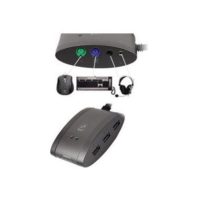 Gembird Hub master - Hub - combo device with PS/2 ports, audio out, microphone in and 7-in-1 flash cardreader - 3 x USB 2.0 - desktop Gembird Hub master - Hub - combo device with PS/2 ports, audio out, microphone in and 7-in-1 flash cardreader - 3 x USB 2.0 - desktop