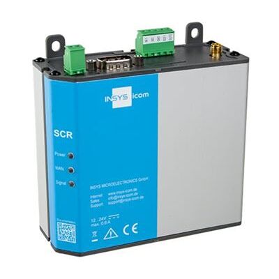 INSYS icom SCR-L 300 - Router - WWAN 2-poorts switch - Modbus - monteerbaar op DIN-rails, wandbevestiging INSYS icom SCR-L 300 - Router - WWAN 2-poorts switch - Modbus - monteerbaar op DIN-rails, wandbevestiging