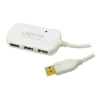 2direct LogiLink USB 2.0 Hub 4-Port with repeater cable - Hub - 4 x USB 2.0 - desktop 2direct LogiLink USB 2.0 Hub 4-Port with repeater cable - Hub - 4 x USB 2.0 - desktop