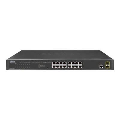 PLANET Technology PLANET GS-4210-16T2S - Switch - Beheerd - 16 x 10/100/1000 + 2 x SFP - desktop, rack-uitvoering PLANET Technology PLANET GS-4210-16T2S - Switch - Beheerd - 16 x 10/100/1000 + 2 x SFP - desktop, rack-uitvoering