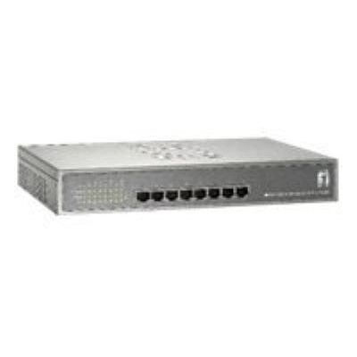 LevelOne GEP-0822 - Switch - 8 x 10/100/1000 (PoE) - rack-uitvoering - PoE LevelOne GEP-0822 - Switch - 8 x 10/100/1000 (PoE) - rack-uitvoering - PoE