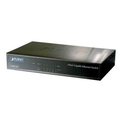 PLANET Technology PLANET GSD-503 - Switch - 5 x 10/100/1000 - desktop PLANET Technology PLANET GSD-503 - Switch - 5 x 10/100/1000 - desktop
