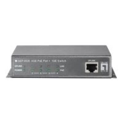 LevelOne GEP-0520 - Switch - 4 x 10/100/1000 (PoE) + 1 x 10/100/1000 - desktop - PoE LevelOne GEP-0520 - Switch - 4 x 10/100/1000 (PoE) + 1 x 10/100/1000 - desktop - PoE
