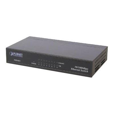 PLANET FSD-803 - Switch - 8 x 10/100 - desktop PLANET FSD-803 - Switch - 8 x 10/100 - desktop