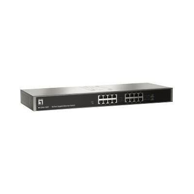 LevelOne GSW-1657 - Switch - 16 x 10/100/1000 - desktop LevelOne GSW-1657 - Switch - 16 x 10/100/1000 - desktop