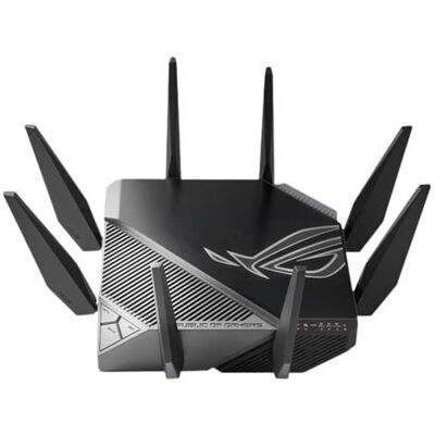 Asus Draadloze Wifi-router ROG Rapture GT-AXE11000 Multi-band Zwart en Grijs Asus Draadloze Wifi-router ROG Rapture GT-AXE11000 Multi-band Zwart en Grijs