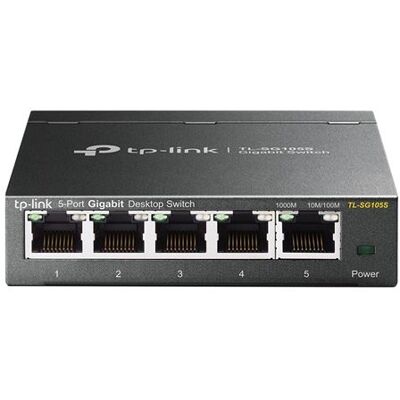 TP-Link Netwerkswitch TL-SG105 5-poorts Zwart TP-Link Netwerkswitch TL-SG105 5-poorts Zwart