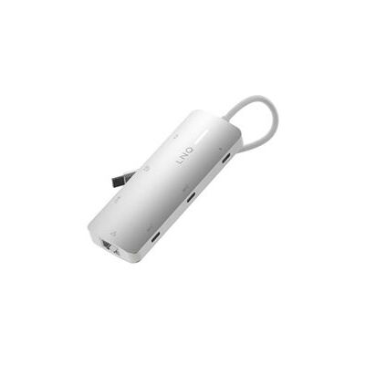 Lnq LinQ USB-C multipoort hub 8 in 1 Pro 140 W Wit Lnq LinQ USB-C multipoort hub 8 in 1 Pro 140 W Wit