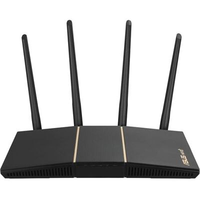 Asus Draadloze router RT-AX57 Wi-Fi 6 Dual Band Zwart Asus Draadloze router RT-AX57 Wi-Fi 6 Dual Band Zwart