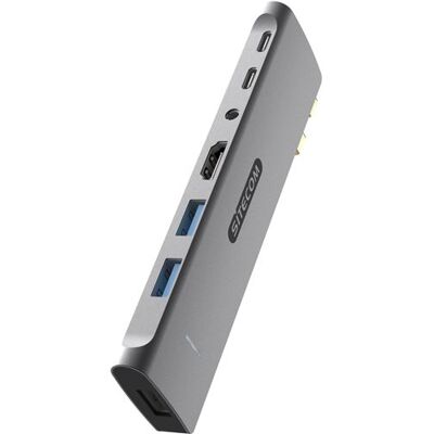 Sitecom 7-in-2 Multiport hub voor MacBook M1/M2 Sitecom 7-in-2 Multiport hub voor MacBook M1/M2
