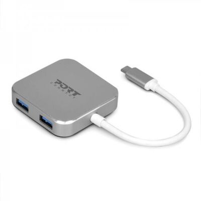 Hub Port Designs Connect USB HUB 4 Poorten USB Type-C - USB 3.0 Hub Port Designs Connect USB HUB 4 Poorten USB Type-C - USB 3.0
