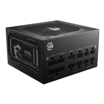 MSI MAG A750GL PCIE5 II - Voeding (intern) - ATX12V 3.1/ EPS12V - 80 PLUS Gold - Cybenetics Gold - 100-240 Volt wisselstroom V - 750 watt - actieve PFC MSI MAG A750GL PCIE5 II - Voeding (intern) - ATX12V 3.1/ EPS12V - 80 PLUS Gold - Cybenetics Gold - 100-240 Volt wisselstroom V - 750 watt - actieve PFC
