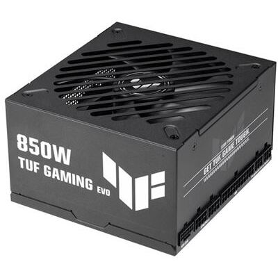 ASUS TUF Gaming EVO - Voeding (intern) - ATX12V 3.1/ EPS12V - 80 PLUS Gold - Cybenetics Gold - 100-240 Volt wisselstroom V - 850 Watt - actieve PFC ASUS TUF Gaming EVO - Voeding (intern) - ATX12V 3.1/ EPS12V - 80 PLUS Gold - Cybenetics Gold - 100-240 Volt wisselstroom V - 850 Watt - actieve PFC