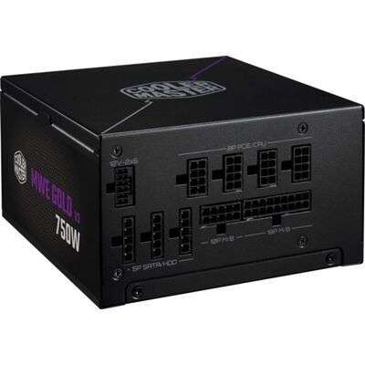 Cooler Master Modulaire PC-voeding MWE V3 750W 80 PLUS Goud zwart Cooler Master Modulaire PC-voeding MWE V3 750W 80 PLUS Goud zwart