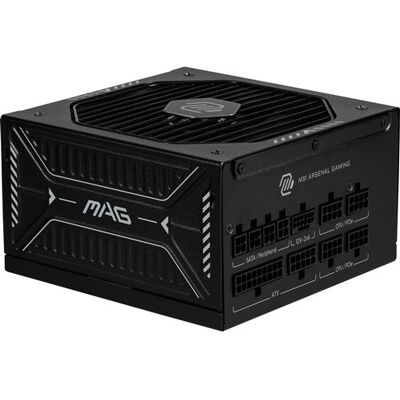 Msi Modulaire Pc-voeding Mag A850gls Pcie5 850w 80 Plus Gold Zwart Msi Modulaire Pc-voeding Mag A850gls Pcie5 850w 80 Plus Gold Zwart