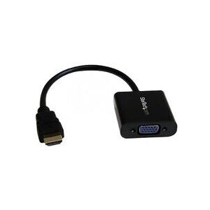 StarTech.com HDMI naar VGA adapter converter voor desktop pc / laptop / ultrabook - HDMI (m) naar VGA HD15 (v) weergave - 1920x1080 - High Speed - videoadapter - HDMI male naar HD-15 (VGA) female - 24.5 cm - zwart - ondersteuning 1080p, actief - voor P/N: StarTech.com HDMI naar VGA adapter converter voor desktop pc / laptop / ultrabook - HDMI (m) naar VGA HD15 (v) weergave - 1920x1080 - High Speed - videoadapter - HDMI male naar HD-15 (VGA) female - 24.5 cm - zwart - ondersteuning 1080p, actief - voor P/N:
