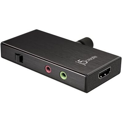 j5create JVA02-N - Video capture adapter - USB-C 3.1 - zwart j5create JVA02-N - Video capture adapter - USB-C 3.1 - zwart