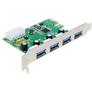 Delock PCI Express Card > 4 x external USB 3.0 - USB-adapter - PCIe 2.0 - USB 3.0 x 4 Delock PCI Express Card > 4 x external USB 3.0 - USB-adapter - PCIe 2.0 - USB 3.0 x 4