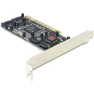 Delock Controller SATA, 4 port with Raid - Storage controller (RAID) - 4 Kanaal - SATA 1.5Gb/s - RAID 0, 1, 0+1 - PCI Delock Controller SATA, 4 port with Raid - Storage controller (RAID) - 4 Kanaal - SATA 1.5Gb/s - RAID 0, 1, 0+1 - PCI
