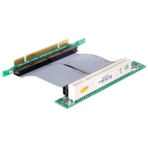Delock Riser card PCI 32 Bit with flexible cable left insertion - Riser-kaart Delock Riser card PCI 32 Bit with flexible cable left insertion - Riser-kaart