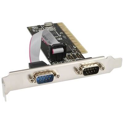 Intos Electronic Ag InLine - Seriële adapter - PCI - RS-232 x 2 Intos Electronic Ag InLine - Seriële adapter - PCI - RS-232 x 2