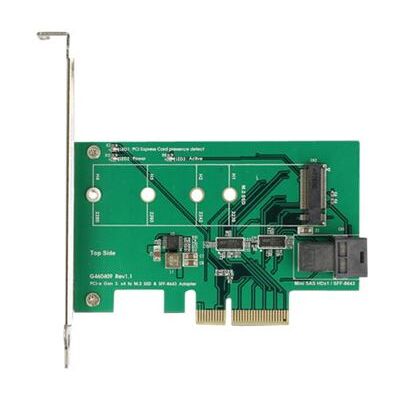 Delock PCI Express Card > 1 x internal NVMe M.2 PCIe / 1 x internal SFF-8643 NVMe - Controller voor opslag - M.2 Card - laag profiel - PCIe 3.0 x4 Delock PCI Express Card > 1 x internal NVMe M.2 PCIe / 1 x internal SFF-8643 NVMe - Controller voor opslag - M.2 Card - laag profiel - PCIe 3.0 x4