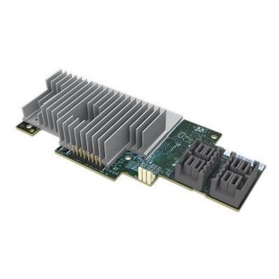 Intel Integrated RAID Module RMS3VC160 - Controller voor opslag - 16 Kanaal - SATA 6Gb/s / SAS 12Gb/s - RAID JBOD - PCIe 3.0 x8 Intel Integrated RAID Module RMS3VC160 - Controller voor opslag - 16 Kanaal - SATA 6Gb/s / SAS 12Gb/s - RAID JBOD - PCIe 3.0 x8