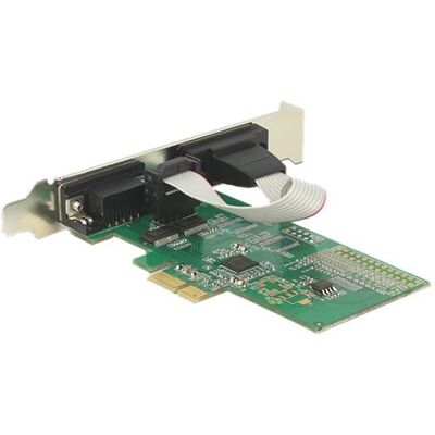 Delock PCI Express Card > 2 x Serial RS-232 - Seriële adapter - PCIe 2.0 laag profiel - RS-232 x 2 Delock PCI Express Card > 2 x Serial RS-232 - Seriële adapter - PCIe 2.0 laag profiel - RS-232 x 2