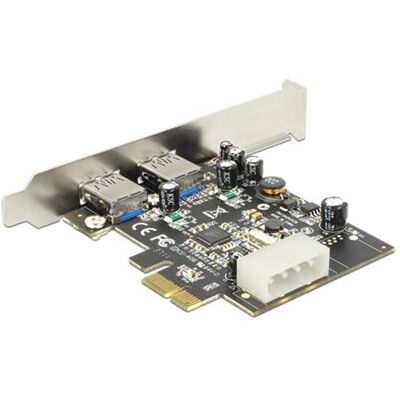 Delock PCI Express card > 2x USB 3.0 - USB-adapter - PCI Express x1 - USB 3.0 x 2 Delock PCI Express card > 2x USB 3.0 - USB-adapter - PCI Express x1 - USB 3.0 x 2