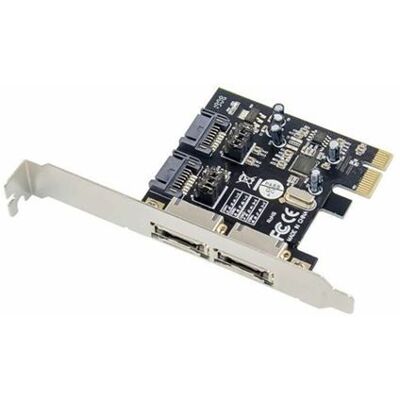 MicroConnect - Storage controller (RAID) - 2 Kanaal - SATA 6Gb/s / eSATA 6Gb/s - PCIe 2.0 x1 MicroConnect - Storage controller (RAID) - 2 Kanaal - SATA 6Gb/s / eSATA 6Gb/s - PCIe 2.0 x1