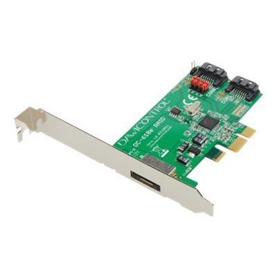 Dawicontrol DC 600e RAID - storage controller (RAID) - SATA 6Gb/s - PCIe 2.0 x1 Dawicontrol DC 600e RAID - storage controller (RAID) - SATA 6Gb/s - PCIe 2.0 x1