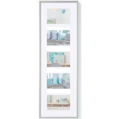 Walther Design Fotolijst New Lifestyle 5x 10x15 cm zilverkleurig Walther Design Fotolijst New Lifestyle 5x 10x15 cm zilverkleurig