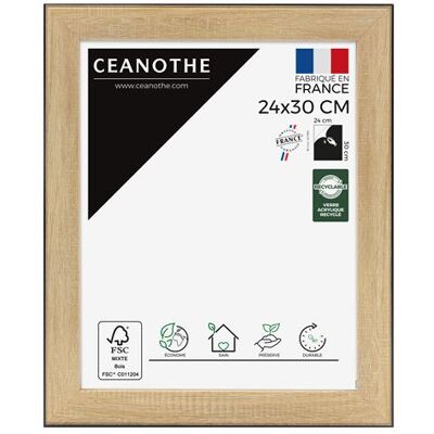 Ceanothe Fotolijst Newton 24 X 30 Cm Hout En Zwart - Airfryer Ceanothe Fotolijst Newton 24 X 30 Cm Hout En Zwart - Airfryer