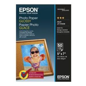 Epson - Glanzend - 127 x 178 mm - 200 g/m² - 50 vel(len) fotopapier - voor EcoTank ET-2750, 2751, 2756, 2850, 2851, 2856, 4750, 4850; Expression Home HD XP-15000 Epson - Glanzend - 127 x 178 mm - 200 g/m² - 50 vel(len) fotopapier - voor EcoTank ET-2750, 2751, 2756, 2850, 2851, 2856, 4750, 4850; Expression Home HD XP-15000