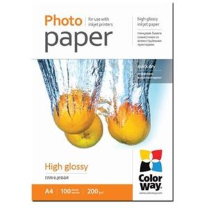 ColorWay - Glanzend - hoogglans wit - A4 (210 x 297 mm) - 200 g/m² - 100 vel(len) fotopapier ColorWay - Glanzend - hoogglans wit - A4 (210 x 297 mm) - 200 g/m² - 100 vel(len) fotopapier