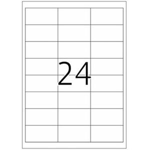 HERMA Special - Papier - mat - permanent zelf-klevend - gecoat - wit - 66 x 33.8 mm - 90 g/m² - 600 etiket(ten) (25 vel(len) x 24 labels bestandmappen HERMA Special - Papier - mat - permanent zelf-klevend - gecoat - wit - 66 x 33.8 mm - 90 g/m² - 600 etiket(ten) (25 vel(len) x 24 labels bestandmappen