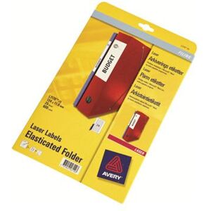 Avery Laser Filing Labels Eurofolio - 600 stuks etiketten voor de rugzijde Avery Laser Filing Labels Eurofolio - 600 stuks etiketten voor de rugzijde