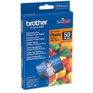 Brother BP - Glanzend - 100 x 150 mm 50 vel(len) fotopapier - voor Brother DCP-J1200, J1800, J772, J774, MFC-J1300, J2340, J3540, J3940, J4335, J4340, J5340 Brother BP - Glanzend - 100 x 150 mm 50 vel(len) fotopapier - voor Brother DCP-J1200, J1800, J772, J774, MFC-J1300, J2340, J3540, J3940, J4335, J4340, J5340